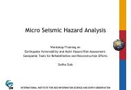 Micro Seismic Hazard Analysis