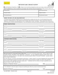 Hartford Beneficiary Designation Form