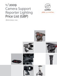 1 / 2009 Camera Support Reporter Lighting Price List ... - Arizona MPS