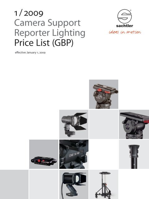 1 / 2009 Camera Support Reporter Lighting Price List ... - Arizona MPS