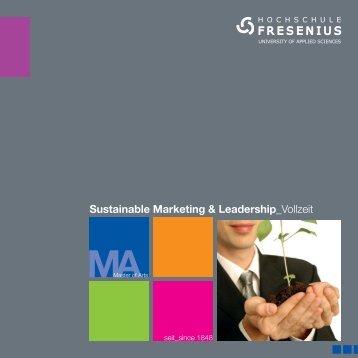 Sustainable Marketing & Leadership - Hochschule Fresenius