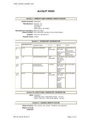 ALCOJET MSDS - Weber Scientific