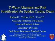 T-Wave Alternans And Risk Stratification For Sudden - PhysioNet