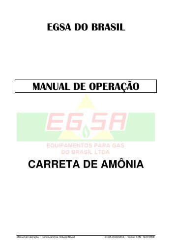 Carreta Amônia - VER 1.0N - EGSA