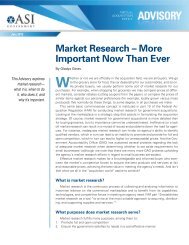 Market Research – More Important Now Than Ever - ASI Government