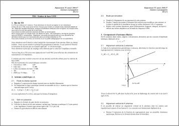 sujet de TD nÂ°4