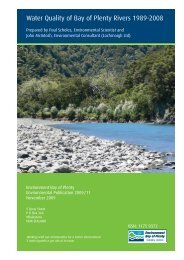 Water Quality of Bay of Plenty Rivers 1989-2008
