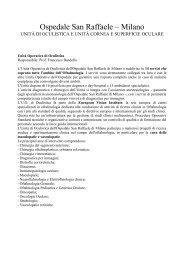Ospedale San Raffaele â Milano - Infosalute.info