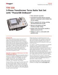 3-Phase Transformer Turns Ratio Test Set with - Electro Rent ...