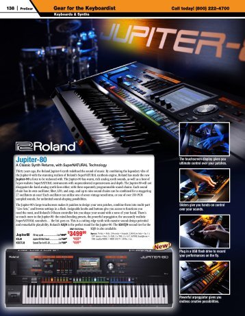 Jupiter-80 - medialink - Sweetwater.com