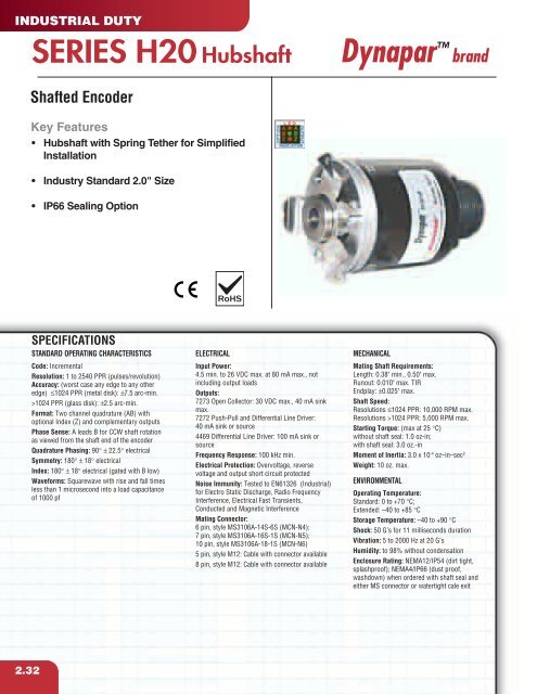 Heavy Duty Encoder - Hengstler Encoders