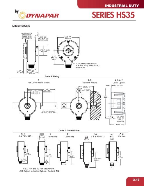 Heavy Duty Encoder - Hengstler Encoders