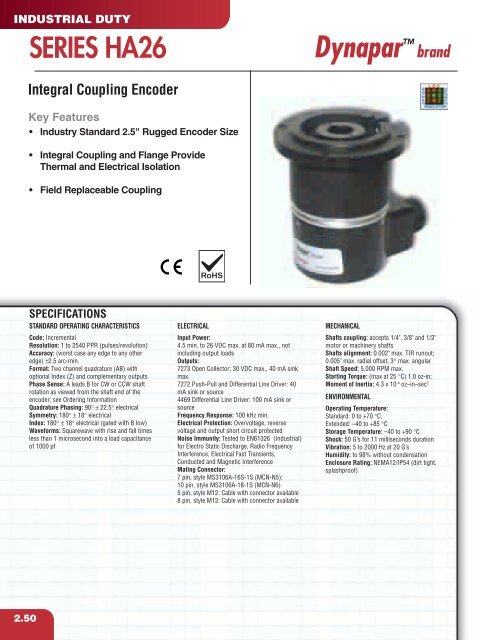 Heavy Duty Encoder - Hengstler Encoders