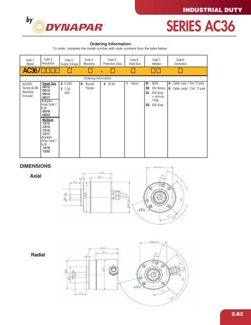 Heavy Duty Encoder - Hengstler Encoders