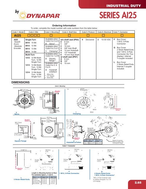 Heavy Duty Encoder - Hengstler Encoders