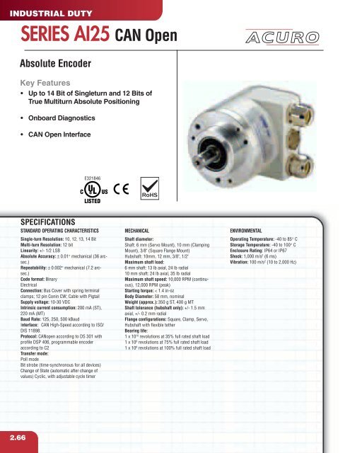 Heavy Duty Encoder - Hengstler Encoders