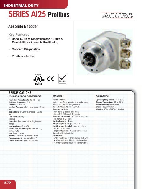 Heavy Duty Encoder - Hengstler Encoders