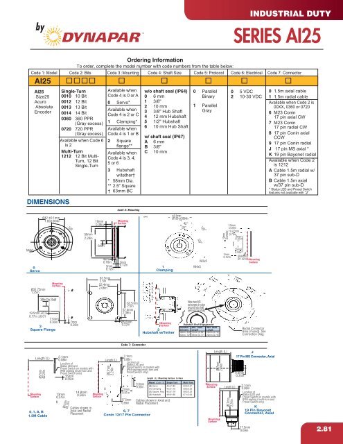 Heavy Duty Encoder - Hengstler Encoders