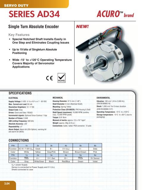 Heavy Duty Encoder - Hengstler Encoders