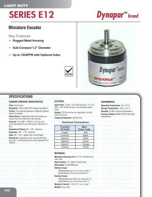 Heavy Duty Encoder - Hengstler Encoders