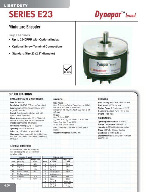 Heavy Duty Encoder - Hengstler Encoders