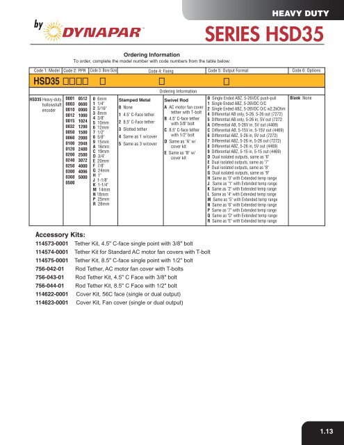 Heavy Duty Encoder - Hengstler Encoders