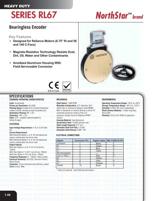 Heavy Duty Encoder - Hengstler Encoders