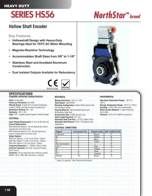 Heavy Duty Encoder - Hengstler Encoders