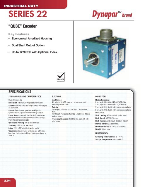 Heavy Duty Encoder - Hengstler Encoders