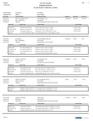 Period of 7/1/13 to 7/5/13 - City of Coronado