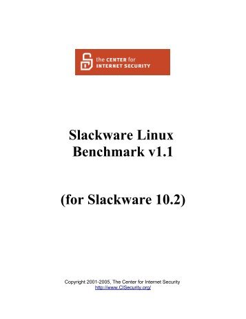 Slackware Linux Benchmark v1.1 - Benchmarks - Center for Internet ...