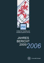 2006 - Institut für Parallele und Verteilte Systeme - Universität Stuttgart