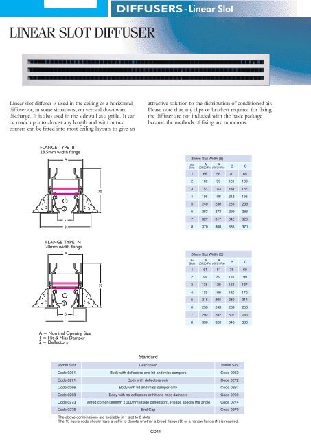 A4 Diffuser - Linear Slot.qxd - Scottaire