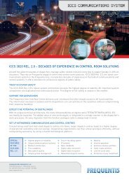 ICCS Communication System - Frequentis