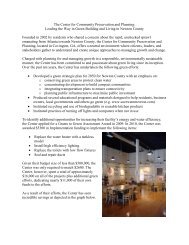 The Center for Community Preservation and Planning: Leading the ...
