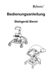 Bedienungsanleitung RehatecÂ®