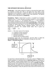 1. TIME DEPENDENT MECHANICAL BEHAVIOUR Introduction ... - CC