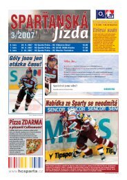 jizda 03 - HC Sparta Praha