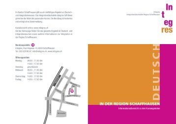 Integres | Integrationsfachstelle Region Schaffhausen