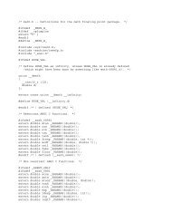 /* math.h -- Definitions for the math floating point package. */ #ifndef ...