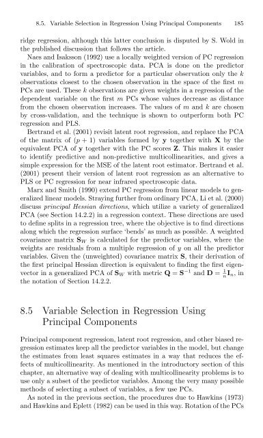 Jolliffe I. Principal Component Analysis (2ed., Springer, 2002)(518s)