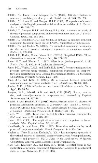 Jolliffe I. Principal Component Analysis (2ed., Springer, 2002)(518s)