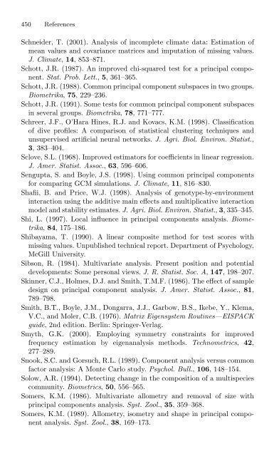 Jolliffe I. Principal Component Analysis (2ed., Springer, 2002)(518s)