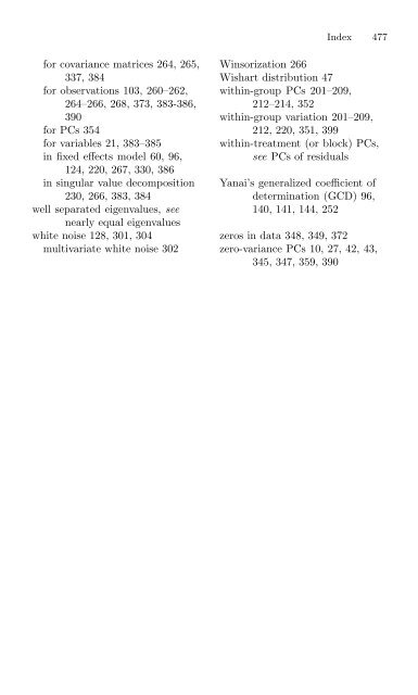 Jolliffe I. Principal Component Analysis (2ed., Springer, 2002)(518s)