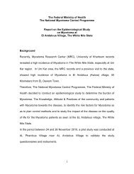 The preliminary report on the study - The Mycetoma Research ...