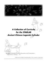 A Collection of Curricula for the STARLAB Ancient Chinese Legends ...