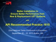 API Recommended Practice 1615 - NEIWPCC