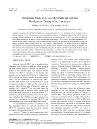 Preliminary Study on E. coli Microbial Fuel Cell and On-electrode ...