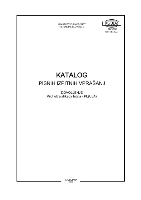 Pilot ultralahkega letala (katalog)