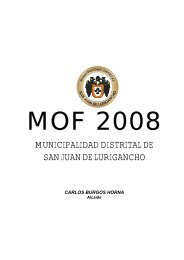 Manual de Organizacion y Funciones - MOF - Municipalidad de San ...